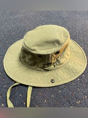 Olive Green Canvas The Tilley Hat - Classic Outdoor Sun Hat